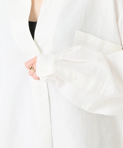 JOURNAL STANDARD（ジャーナルスタンダード）の「スタンドプルオーバーシャツ◆2（シャツ/ブラウス・レディース・ナチュラル/ホワイト/イエロー系その他・FREE）」の12枚目の写真