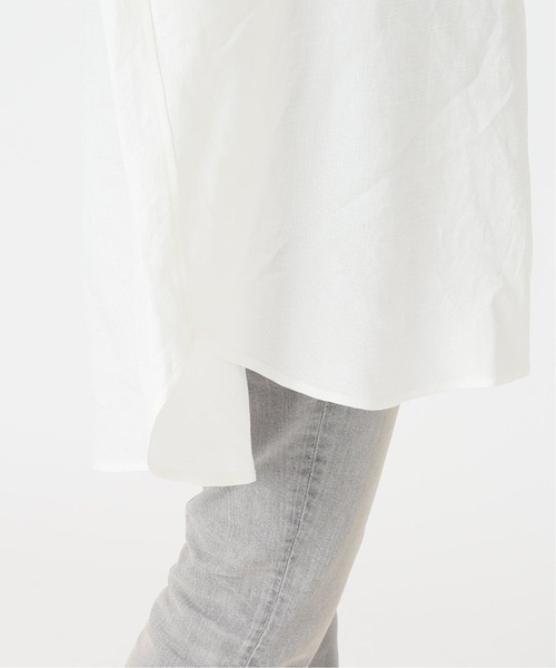 JOURNAL STANDARD（ジャーナルスタンダード）の「スタンドプルオーバーシャツ◆2（シャツ/ブラウス・レディース・ナチュラル/ホワイト/イエロー系その他・FREE）」の10枚目の写真