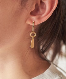 TEMPLE OF THE SUN VEGA EARRINGS GOLD (テンプルオブザサン )(ブルー)(TS508E-GVCBPL)
