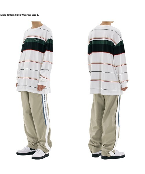 MAHAGRID（マハグリッド）の「【mahagrid】SIDELINE FULL ZIP WARM UP PANT / マハグリッド サイドライン フル ジップ ウォーム アップ パンツ（その他パンツ・メンズ・ネイビー/カーキ・MEDIUM/LARGE）」の8枚目の写真