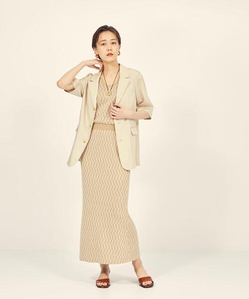 BRACTMENT（ブラクトメント）の「『BRACTMENT（ブラクトメント）』 BM JQD ノースリーブ 2WAY プルオーバー（ニット/セーター・レディース・ベージュ/ケリー・FREE）」の15枚目の写真