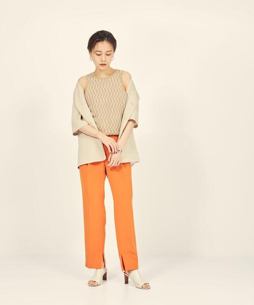 BRACTMENT（ブラクトメント）の「『BRACTMENT（ブラクトメント）』 BM JQD ノースリーブ 2WAY プルオーバー（ニット/セーター・レディース・ベージュ/ケリー・FREE）」の7枚目の写真