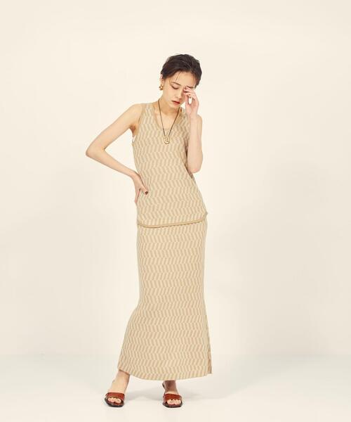 BRACTMENT（ブラクトメント）の「『BRACTMENT（ブラクトメント）』 BM JQD ノースリーブ 2WAY プルオーバー（ニット/セーター・レディース・ベージュ/ケリー・FREE）」の8枚目の写真