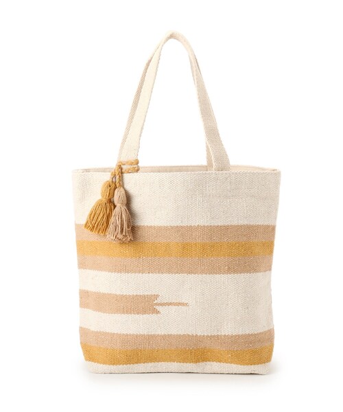 SHOO・LA・RUE（シューラルー）の「◆【インド綿】縦長トート（トートバッグ・レディース・ブルー系3/パープル系5/イエロー系3・00）」の10枚目の写真