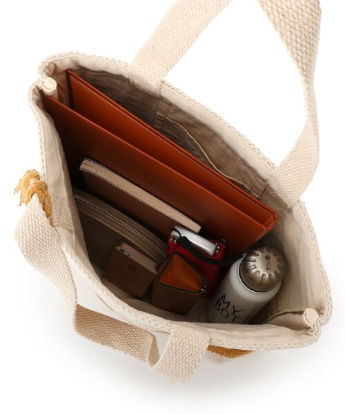 SHOO・LA・RUE（シューラルー）の「◆【インド綿】縦長トート（トートバッグ・レディース・ブルー系3/パープル系5/イエロー系3・00）」の7枚目の写真