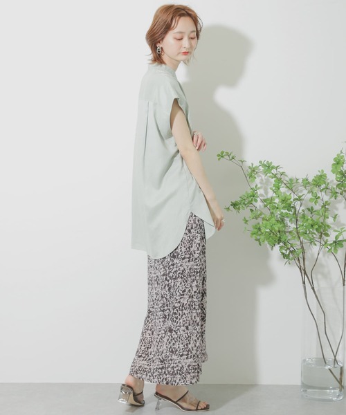 SENSE OF PLACE by URBAN RESEARCH(センスオブプレイスバイアーバンリサーチ)の「プリントナローマーメイドスカート(スカート・レディース・ブラック系その他/グレー系その他/ベージュ系その他・ONE)」の4枚目の写真