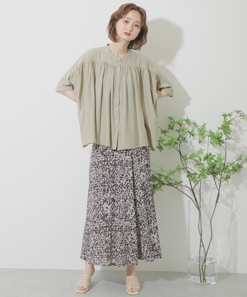 SENSE OF PLACE by URBAN RESEARCH(センスオブプレイスバイアーバンリサーチ)の「プリントナローマーメイドスカート(スカート・レディース・ブラック系その他/グレー系その他/ベージュ系その他・ONE)」の7枚目の写真