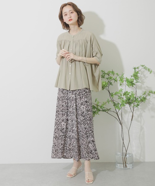 SENSE OF PLACE by URBAN RESEARCH(センスオブプレイスバイアーバンリサーチ)の「プリントナローマーメイドスカート(スカート・レディース・ブラック系その他/グレー系その他/ベージュ系その他・ONE)」の8枚目の写真