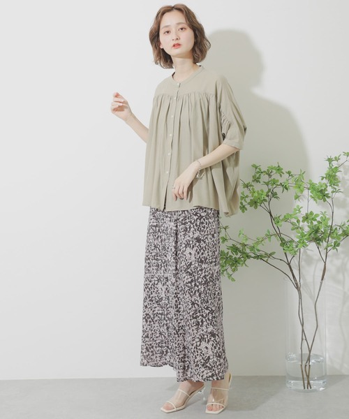 SENSE OF PLACE by URBAN RESEARCH(センスオブプレイスバイアーバンリサーチ)の「プリントナローマーメイドスカート(スカート・レディース・ブラック系その他/グレー系その他/ベージュ系その他・ONE)」の9枚目の写真