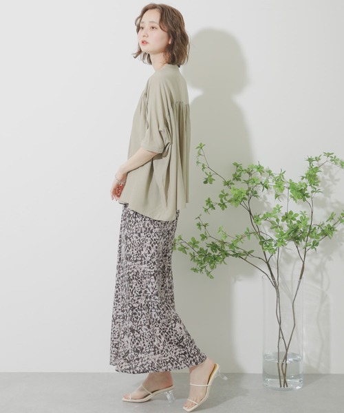 SENSE OF PLACE by URBAN RESEARCH(センスオブプレイスバイアーバンリサーチ)の「プリントナローマーメイドスカート(スカート・レディース・ブラック系その他/グレー系その他/ベージュ系その他・ONE)」の10枚目の写真