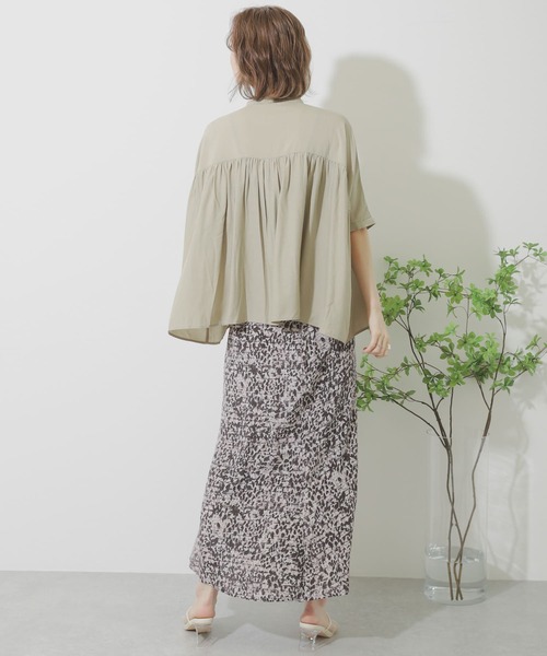 SENSE OF PLACE by URBAN RESEARCH(センスオブプレイスバイアーバンリサーチ)の「プリントナローマーメイドスカート(スカート・レディース・ブラック系その他/グレー系その他/ベージュ系その他・ONE)」の14枚目の写真