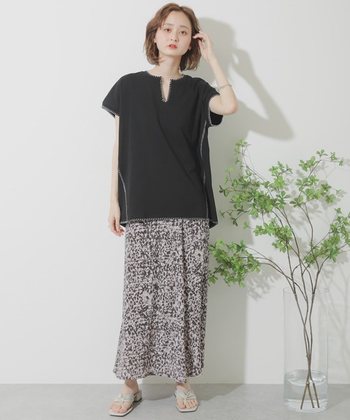 SENSE OF PLACE by URBAN RESEARCH(センスオブプレイスバイアーバンリサーチ)の「プリントナローマーメイドスカート(スカート・レディース・ブラック系その他/グレー系その他/ベージュ系その他・ONE)」の15枚目の写真