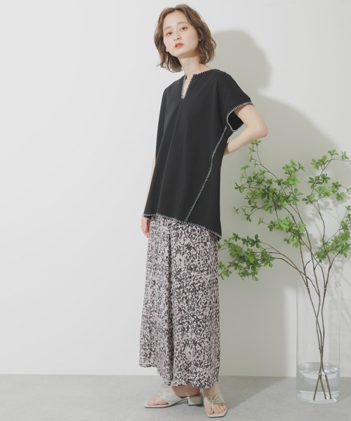 SENSE OF PLACE by URBAN RESEARCH(センスオブプレイスバイアーバンリサーチ)の「プリントナローマーメイドスカート(スカート・レディース・ブラック系その他/グレー系その他/ベージュ系その他・ONE)」の17枚目の写真