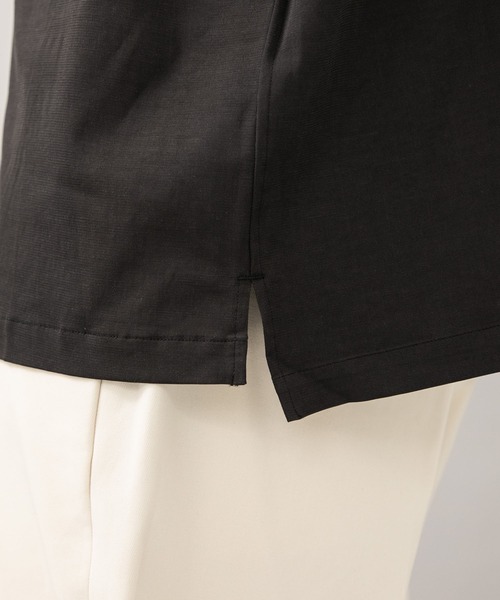 08sircus（ゼロエイトサーカス）の「【08sircus】Vis/Li Stretch over shirt（シャツ/ブラウス・メンズ・ベージュ/ブラック・4/5/6）」の19枚目の写真