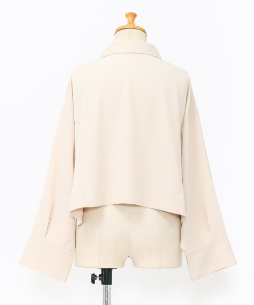 AS KNOW AS de base（アズノゥアズドゥバズ）の「曖昧だけど重要なＴＯＰＳ（その他アウター・レディース・ベージュ/ライトカーキ/ブラック・FREE）」の21枚目の写真