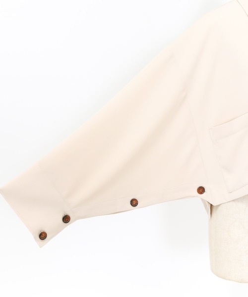 AS KNOW AS de base（アズノゥアズドゥバズ）の「曖昧だけど重要なＴＯＰＳ（その他アウター・レディース・ベージュ/ライトカーキ/ブラック・FREE）」の12枚目の写真