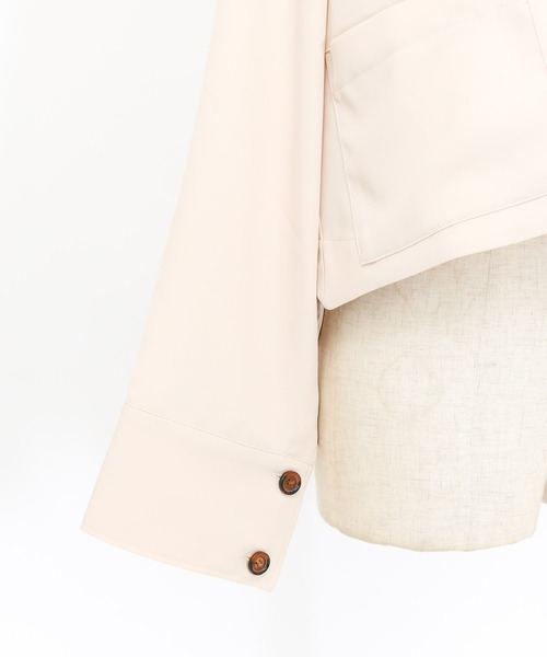 AS KNOW AS de base（アズノゥアズドゥバズ）の「曖昧だけど重要なＴＯＰＳ（その他アウター・レディース・ベージュ/ライトカーキ/ブラック・FREE）」の10枚目の写真