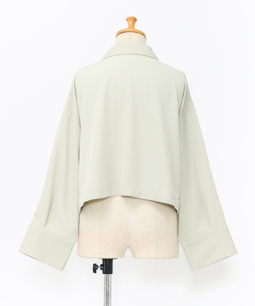 AS KNOW AS de base（アズノゥアズドゥバズ）の「曖昧だけど重要なＴＯＰＳ（その他アウター・レディース・ベージュ/ライトカーキ/ブラック・FREE）」の19枚目の写真