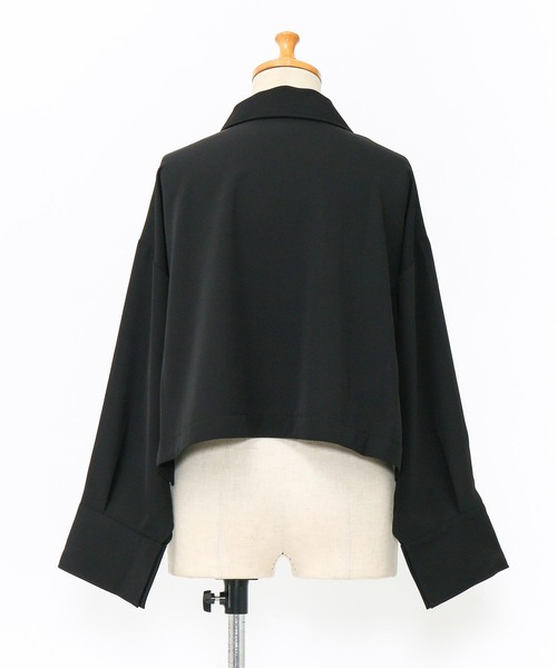 AS KNOW AS de base（アズノゥアズドゥバズ）の「曖昧だけど重要なＴＯＰＳ（その他アウター・レディース・ベージュ/ライトカーキ/ブラック・FREE）」の11枚目の写真