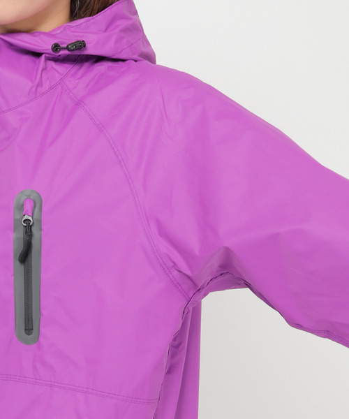 LBC（エルビーシー）の「KiU キウ レインジップアップ RAIN ZIPUP（レインコート/ポンチョ・レディース・ホワイト/ダークグリーン/パープル/ネイビー/オレンジ/ブラック・FREE）」の16枚目の写真