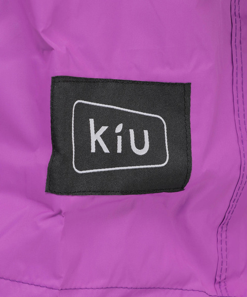 LBC（エルビーシー）の「KiU キウ レインジップアップ RAIN ZIPUP（レインコート/ポンチョ・レディース・ホワイト/ダークグリーン/パープル/ネイビー/オレンジ/ブラック・FREE）」の20枚目の写真