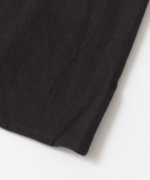 URBAN RESEARCH(アーバンリサーチ)の「楊柳ギャザーノースリーブブラウス(Tシャツ/カットソー・レディース・ブラック/オレンジ/アイボリー・FREE)」の4枚目の写真