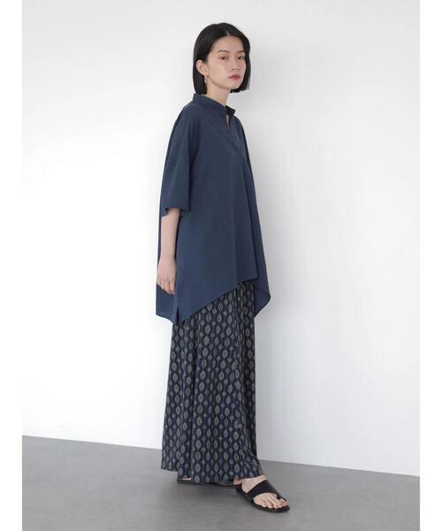 AMERICAN HOLIC(アメリカンホリック)の「リネンライクスキッパーイレヘムチュニック *〇(チュニック・レディース・チャコールグレー/ネイビー/ベージュ・FREE)」の20枚目の写真