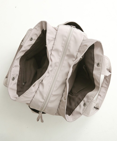 osharewalker（オシャレウォーカー）の「【廃盤】『ポリエステルツイルBIGトートバッグ』（トートバッグ・レディース・ブラック/グレイッシュブルー/グレー/レッド/カーキ・FREE）」の21枚目の写真