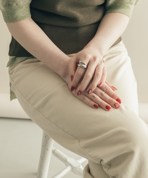 SMELLY（スメリー）の「ラインメタルリング（リング・レディース・シルバー・-）」の2枚目の写真