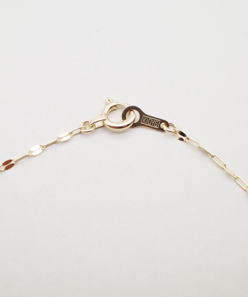 ISOLATION（アイソレーション）の「【ISOLATION / アイソレーション】 K10YG Petal chain Necklace / ペタルチェーンネックレス（ネックレス・レディース・ゴールド・40cm）」の4枚目の写真