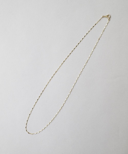 ISOLATION（アイソレーション）の「【ISOLATION / アイソレーション】 K10YG Petal chain Necklace / ペタルチェーンネックレス（ネックレス・レディース・ゴールド・40cm）」の13枚目の写真