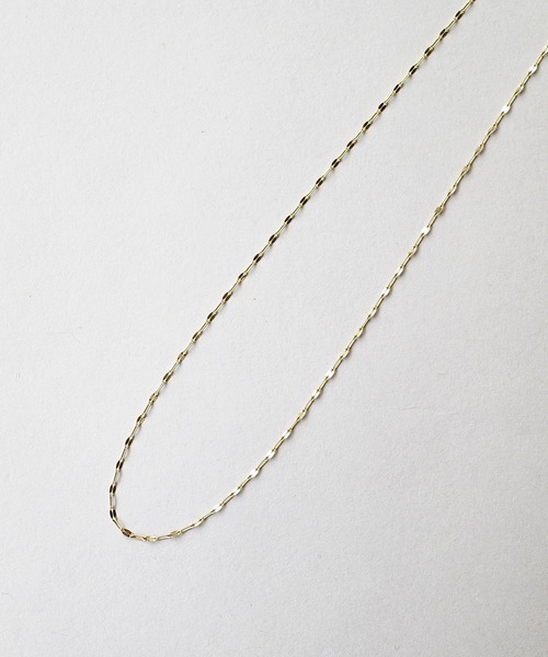 ISOLATION（アイソレーション）の「【ISOLATION / アイソレーション】 K10YG Petal chain Necklace / ペタルチェーンネックレス（ネックレス・レディース・ゴールド・40cm）」の12枚目の写真