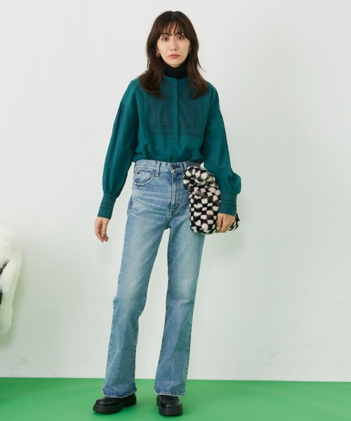 Auntie Rosa Holiday(アンティローザホリデー)の「スクエア刺繍ブラウス(シャツ/ブラウス・レディース・ブラック/ブルー/グリーン・FREE)」の17枚目の写真