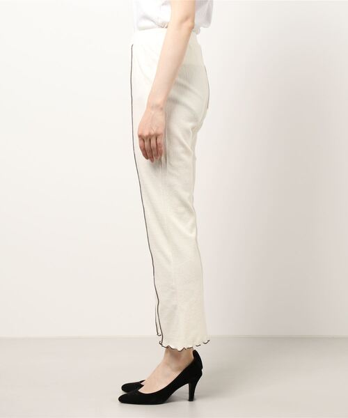 ehka sopo（エヘカソポ）の「配色メローカットパンツ（その他パンツ・レディース・グリーン/キナリ/ベージュ/ブルー・ﾌﾘ-）」の5枚目の写真