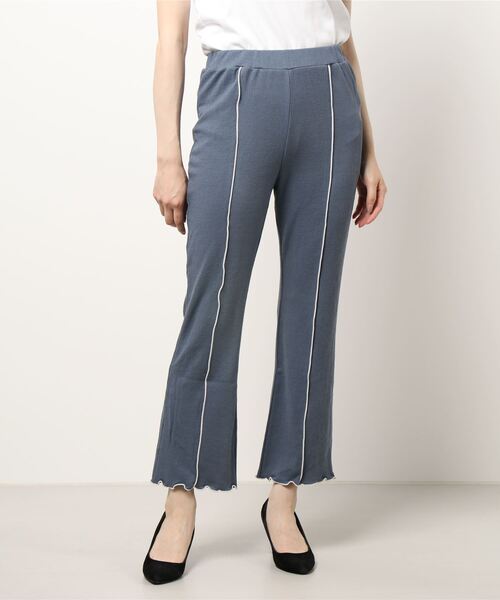 ehka sopo（エヘカソポ）の「配色メローカットパンツ（その他パンツ・レディース・グリーン/キナリ/ベージュ/ブルー・ﾌﾘ-）」の16枚目の写真