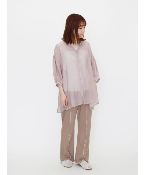 ehka sopo（エヘカソポ）の「配色メローカットパンツ（その他パンツ・レディース・グリーン/キナリ/ベージュ/ブルー・ﾌﾘ-）」の8枚目の写真