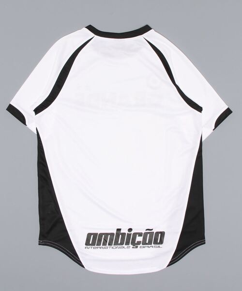 GRANDE FOOTBALL PRODUCTS(グランデフットボールプロダクツ)の「【ジュニア・キッズ】GRANDE.F.P.クロスカットドライメッシュTシャツ(スポーツグッズ・キッズ・ロイヤルブルー/グリーン/レッド/ホワイト×ブラック/ブラック×レッド/イエロー×ブラック・130/140/150/160/S)」の7枚目の写真