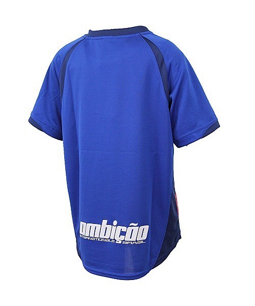 GRANDE FOOTBALL PRODUCTS(グランデフットボールプロダクツ)の「【ジュニア・キッズ】GRANDE.F.P.クロスカットドライメッシュTシャツ(スポーツグッズ・キッズ・ロイヤルブルー/グリーン/レッド/ホワイト×ブラック/ブラック×レッド/イエロー×ブラック・130/140/150/160/S)」の13枚目の写真