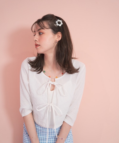 Me%(ミィパーセント)の「【3way】フラワービーズマルチストラップ(ネックレス・レディース・その他/ホワイト・FREE)」の10枚目の写真