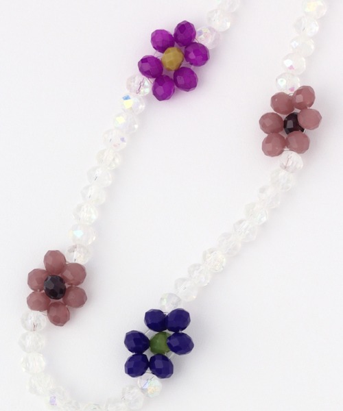 Me%(ミィパーセント)の「【3way】フラワービーズマルチストラップ(ネックレス・レディース・その他/ホワイト・FREE)」の14枚目の写真