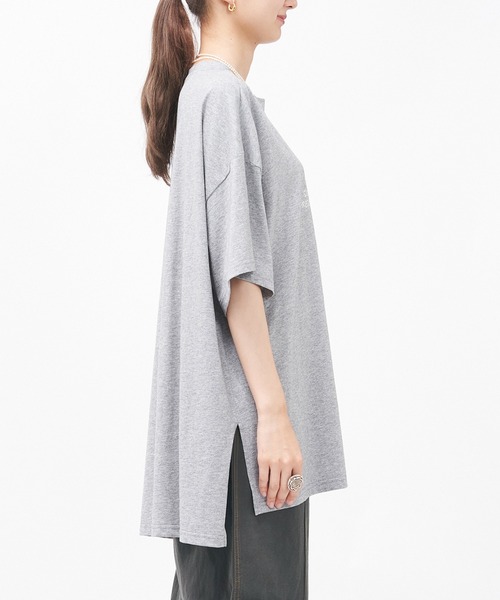 AS KNOW AS de base(アズノゥアズドゥバズ)の「全力前向きTシャツ(Tシャツ/カットソー・レディース・ブラック/オフホワイト/グリーン/杢グレー・FREE)」の10枚目の写真