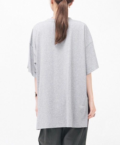AS KNOW AS de base(アズノゥアズドゥバズ)の「全力前向きTシャツ(Tシャツ/カットソー・レディース・ブラック/オフホワイト/グリーン/杢グレー・FREE)」の16枚目の写真