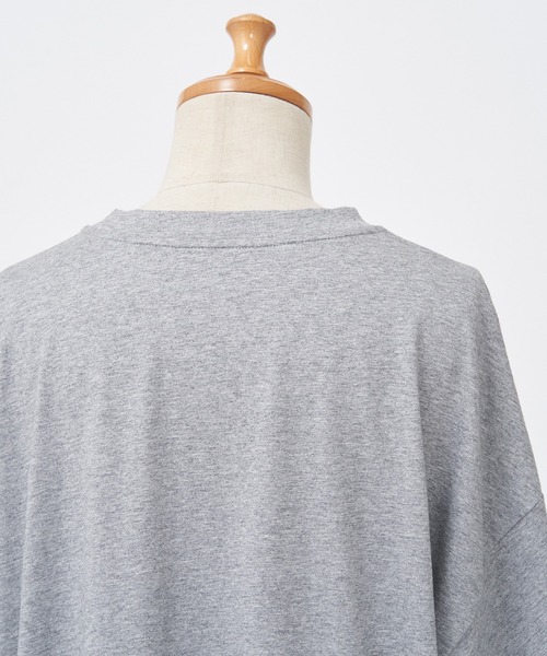 AS KNOW AS de base(アズノゥアズドゥバズ)の「全力前向きTシャツ(Tシャツ/カットソー・レディース・ブラック/オフホワイト/グリーン/杢グレー・FREE)」の17枚目の写真