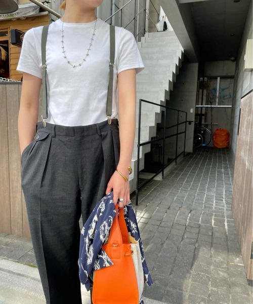 SHENERY（シーナリー）の「シンプルTEE（Tシャツ/カットソー・レディース・ホワイト・1/2）」の9枚目の写真