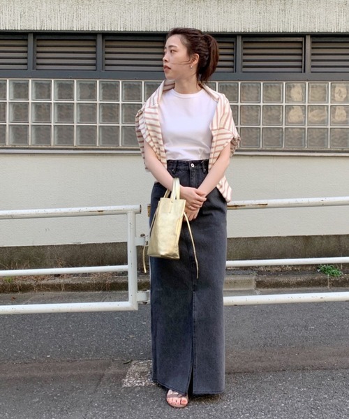 SHENERY（シーナリー）の「シンプルTEE（Tシャツ/カットソー・レディース・ホワイト・1/2）」の2枚目の写真