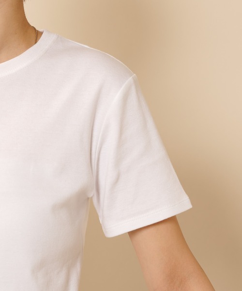 SHENERY（シーナリー）の「シンプルTEE（Tシャツ/カットソー・レディース・ホワイト・1/2）」の5枚目の写真