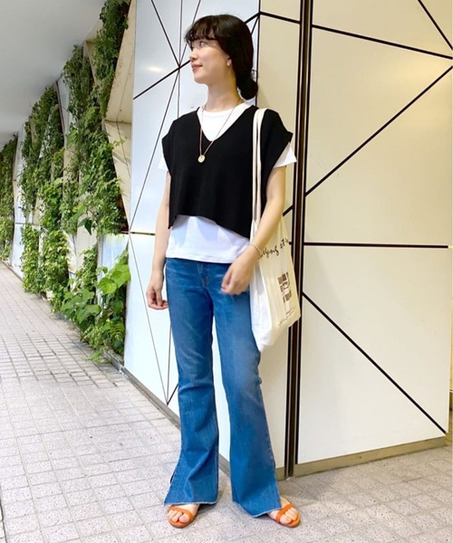 SHENERY（シーナリー）の「シンプルTEE（Tシャツ/カットソー・レディース・ホワイト・1/2）」の15枚目の写真