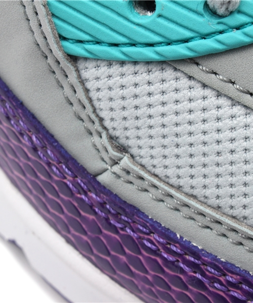 SHIPS for women（シップスフォーウィメン）の「NIKE: AIR MAX 90（スニーカー・レディース・ダークグレー/パープル・70/60/75/65/80）」の10枚目の写真