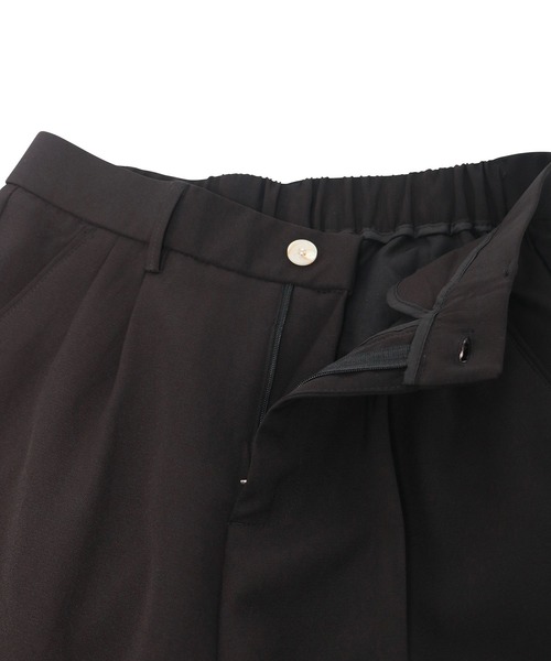 INTERPLAY（インタープレイ）の「【INTERPLAY】 ルーズ2タックパンツ（スラックス・メンズ・グレイッシュベージュ/ブラック・LARGE/X-LARGE/MEDIUM/SMALL）」の7枚目の写真