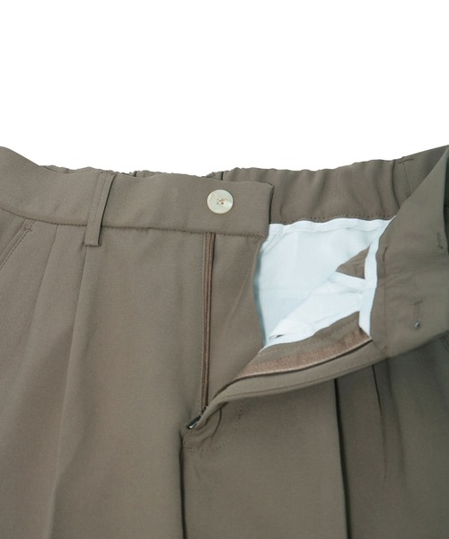 INTERPLAY（インタープレイ）の「【INTERPLAY】 ルーズ2タックパンツ（スラックス・メンズ・グレイッシュベージュ/ブラック・LARGE/X-LARGE/MEDIUM/SMALL）」の17枚目の写真